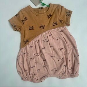 Kate Quinn Baby Bubble Romper 0–3M Organic Cotton Valentine Outfit NWT